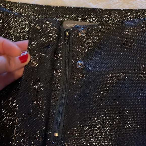 Vince. Black Glitter Accent  short Skirt size 6 - Picture 13 of 15